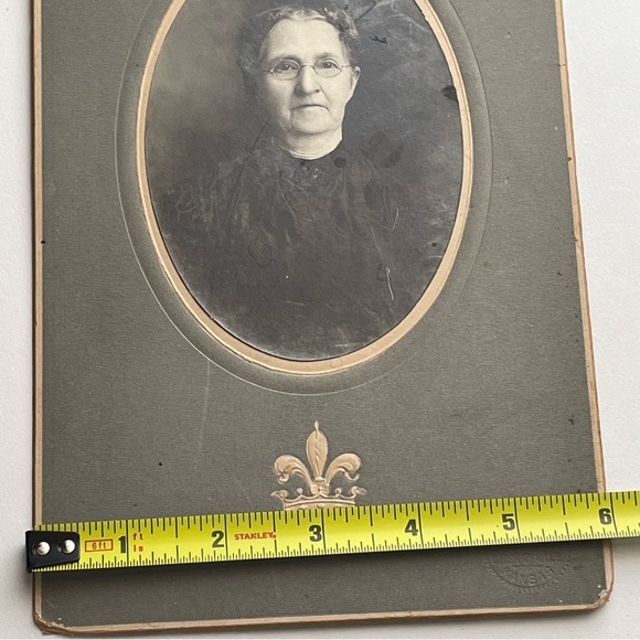 Late Victorian 1908 Original photography Portrait Old Woman black and white - Picture 6 of 14